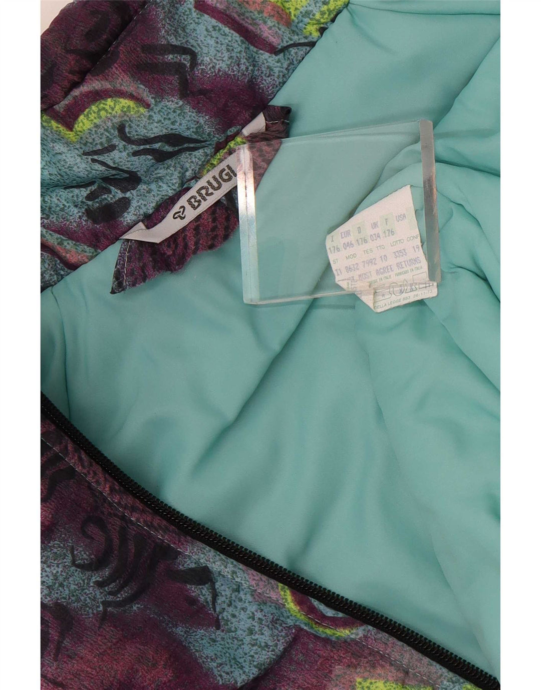 Tuta da sci da donna Brugi EU 46 XL Blu geometrica in poliammide