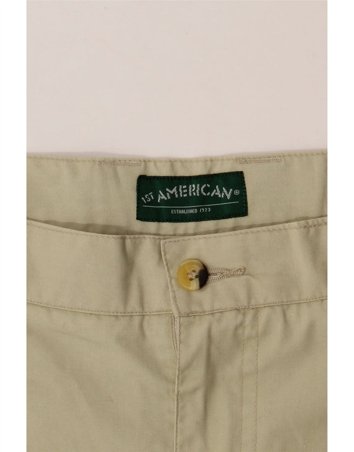 VINTAGE Mens Chino Shorts  W32 Medium Beige Vintage Vintage and Second-Hand Vintage from Messina Hembry 
