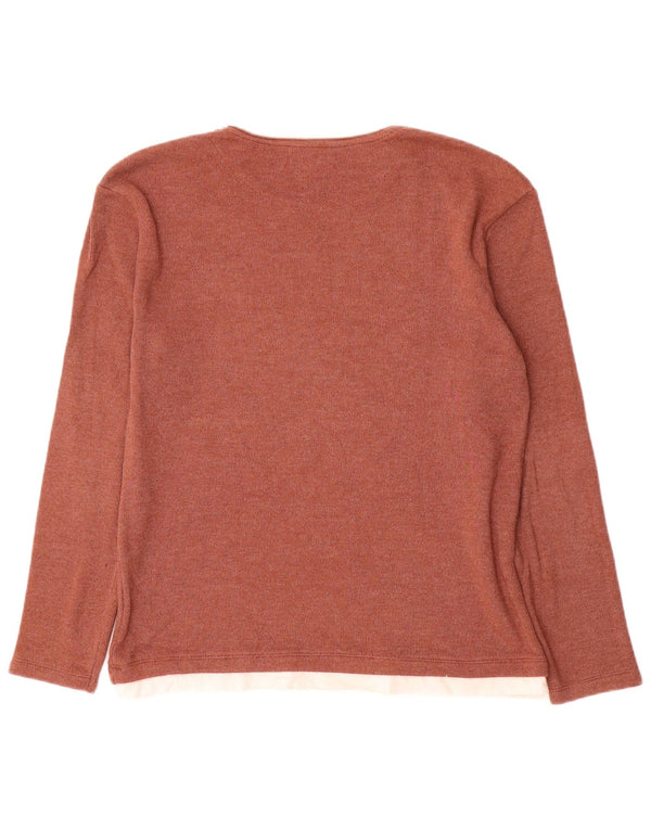 Zara Top da uomo a maniche lunghe Marrone medio