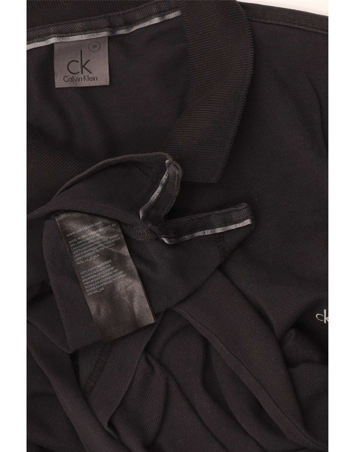 CALVIN KLEIN Polo Uomo Cotone Media Nera