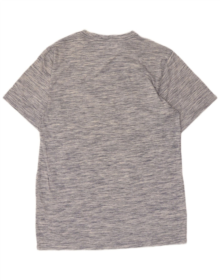 T-shirt da uomo EDDIE BAUER Top in cotone screziato blu medio