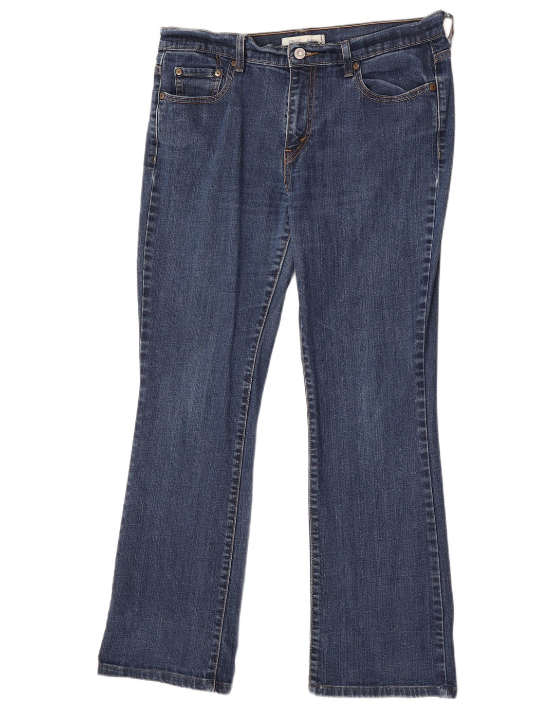 Levi's Donna 512 Bootcut Jeans US 12 Large W32 L30 Cotone Blu