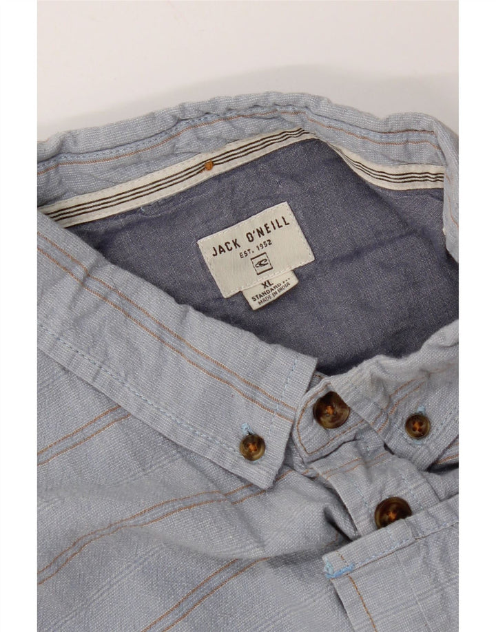Camicia a maniche corte da uomo O'Neill XL a righe blu