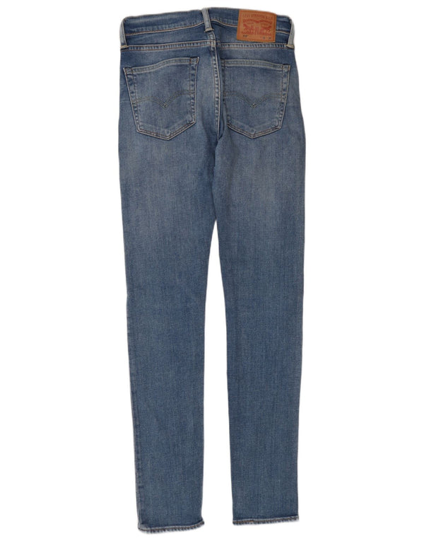 Levi's Uomo 519 Hi-Ball Skinny Jeans W30 L34 Cotone Blu