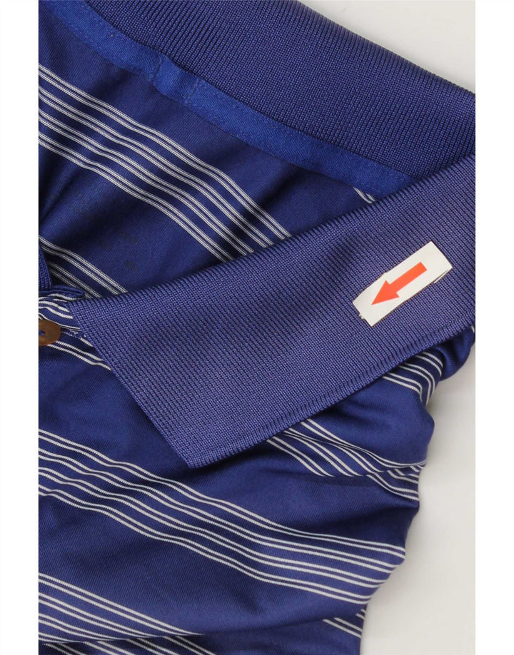 Polo Nike da uomo 2XL in poliestere a righe blu navy