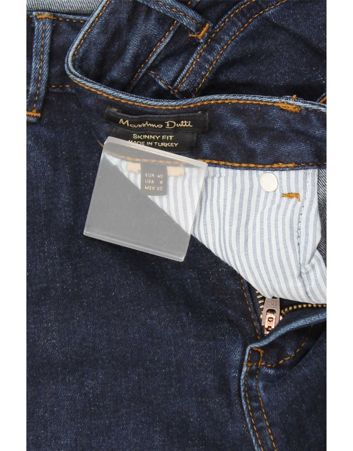 Jeans skinny da donna Massimo Dutti EU 40 medio W30 L29 Blu navy