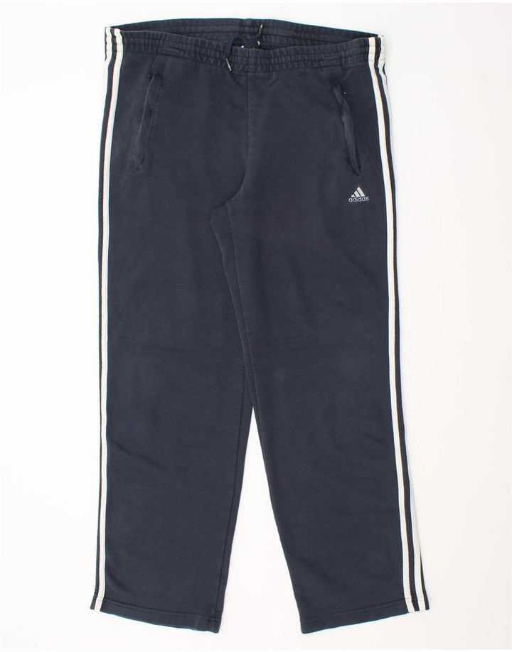 Pantaloni da tuta Adidas Clima 365 da uomo di cotone medio blu navy