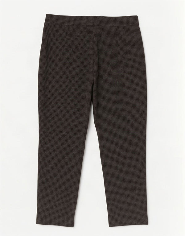 Pantaloni corti da donna Marks & Spencer UK 18 XL W38 L24 Pied de poule grigio