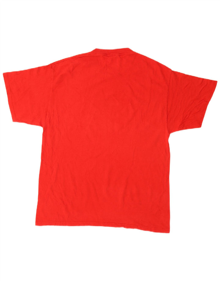 Adidas Uomo Boston Red Sox T-shirt grafica Top Large Rosso