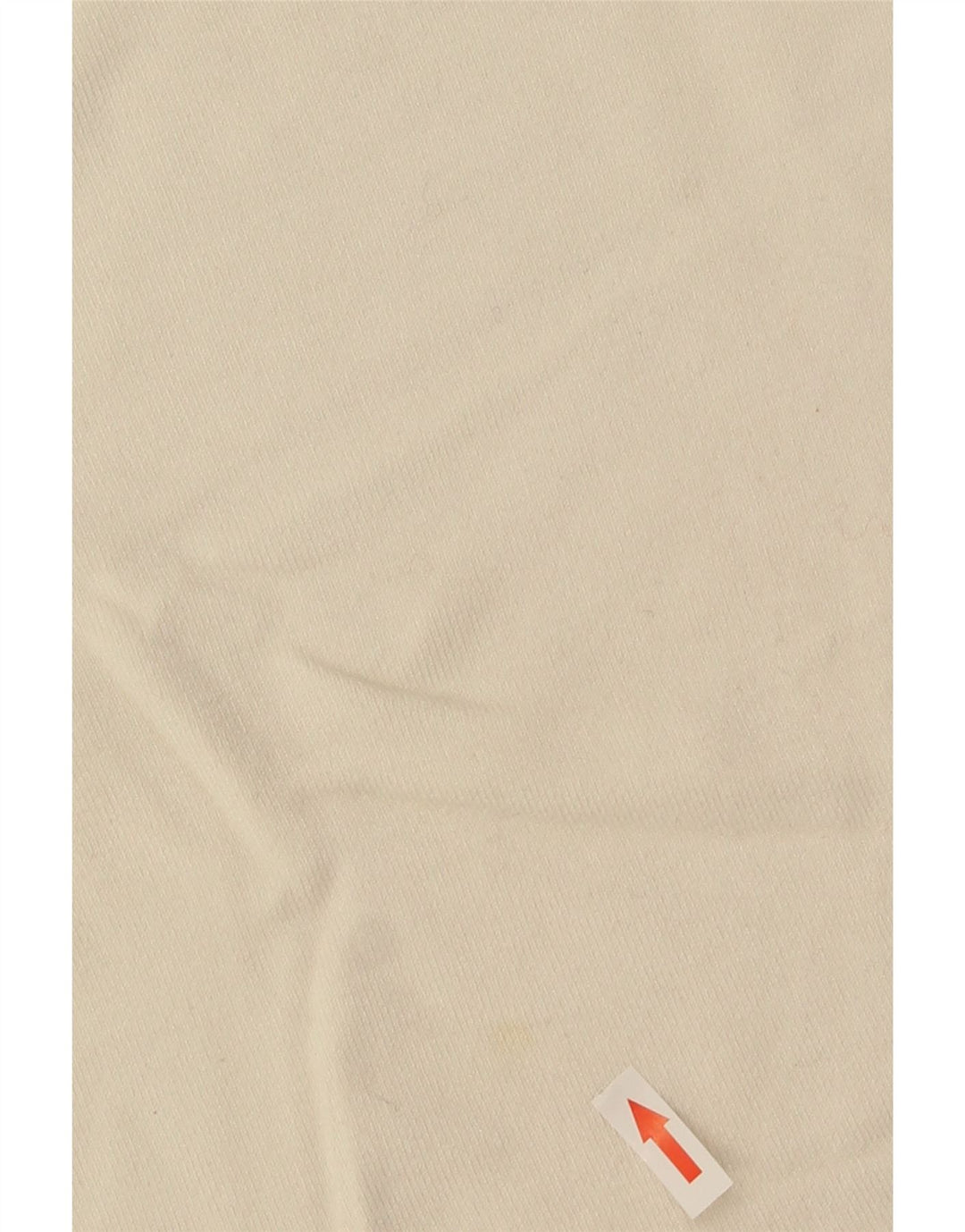 Top corto da donna Zara a maniche lunghe UK 14 grande in rayon bianco sporco