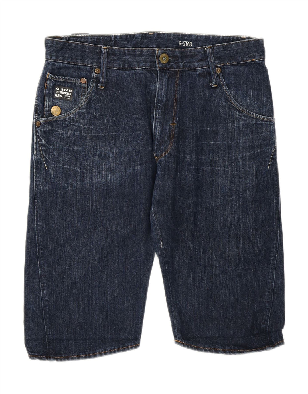 G-STAR Mens Denim Shorts W33 Medium  Blue Cotton Vintage G-Star and Second-Hand G-Star from Messina Hembry 