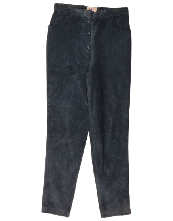 Pantaloni affusolati da donna Nazareno Gabrielli IT 44 Medium W28 L30 Blu Navy