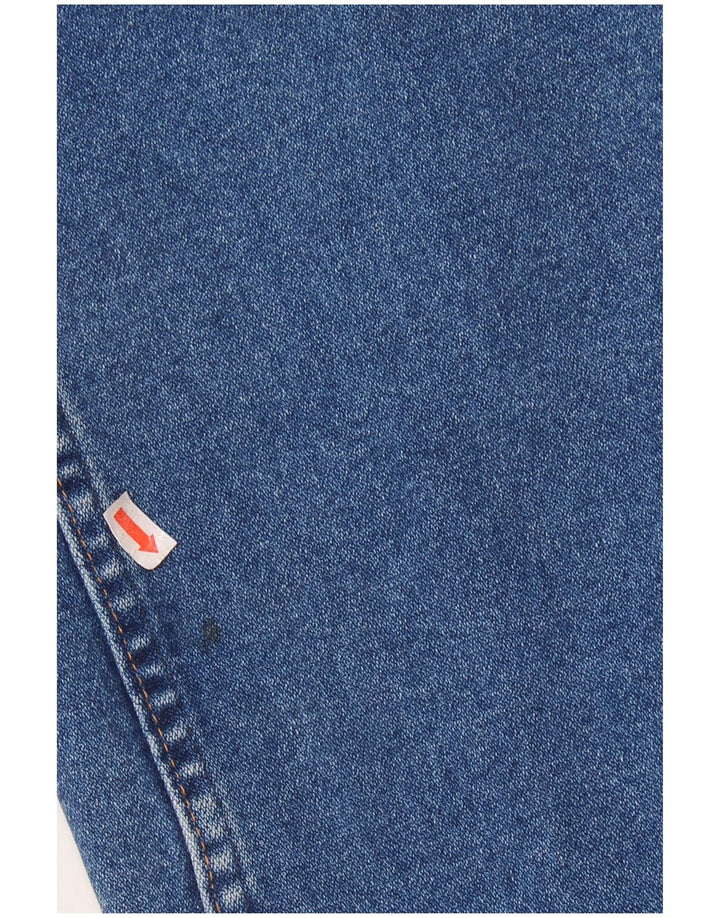 Jeans dritti da uomo WRANGLER W36 L32 cotone blu