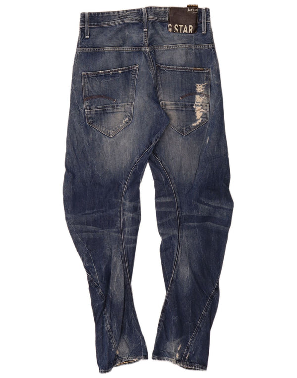 Jeans affusolati vestibilità ampia effetto vissuto G-Star da uomo W30 L32 in cotone blu