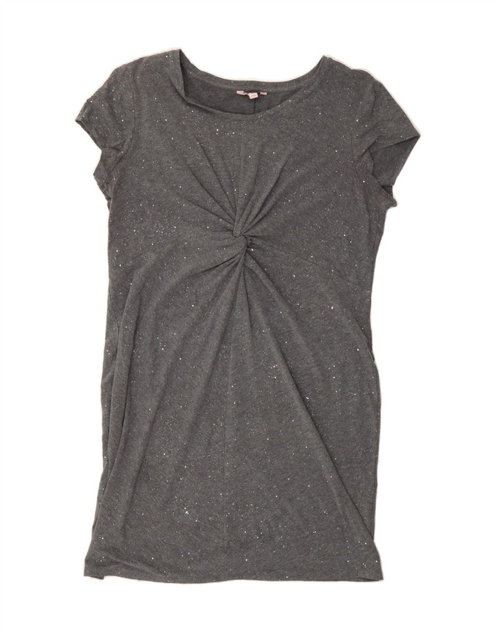 JUICY COUTURE Womens Basic Dress UK 18 XL Grey Spotted Polyester Vintage Juicy Couture and Second-Hand Juicy Couture from Messina Hembry 
