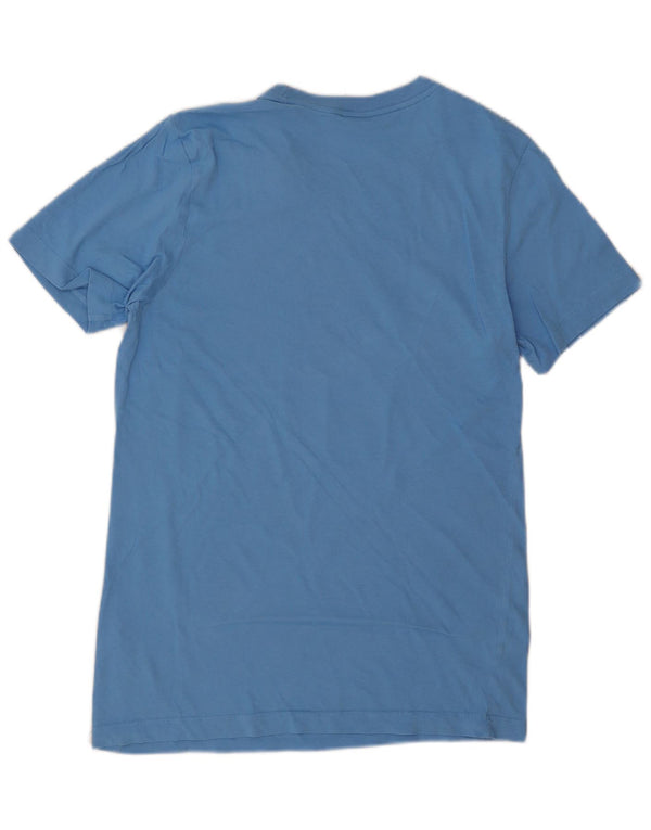T-shirt grafica da uomo Nike Top Small in cotone blu