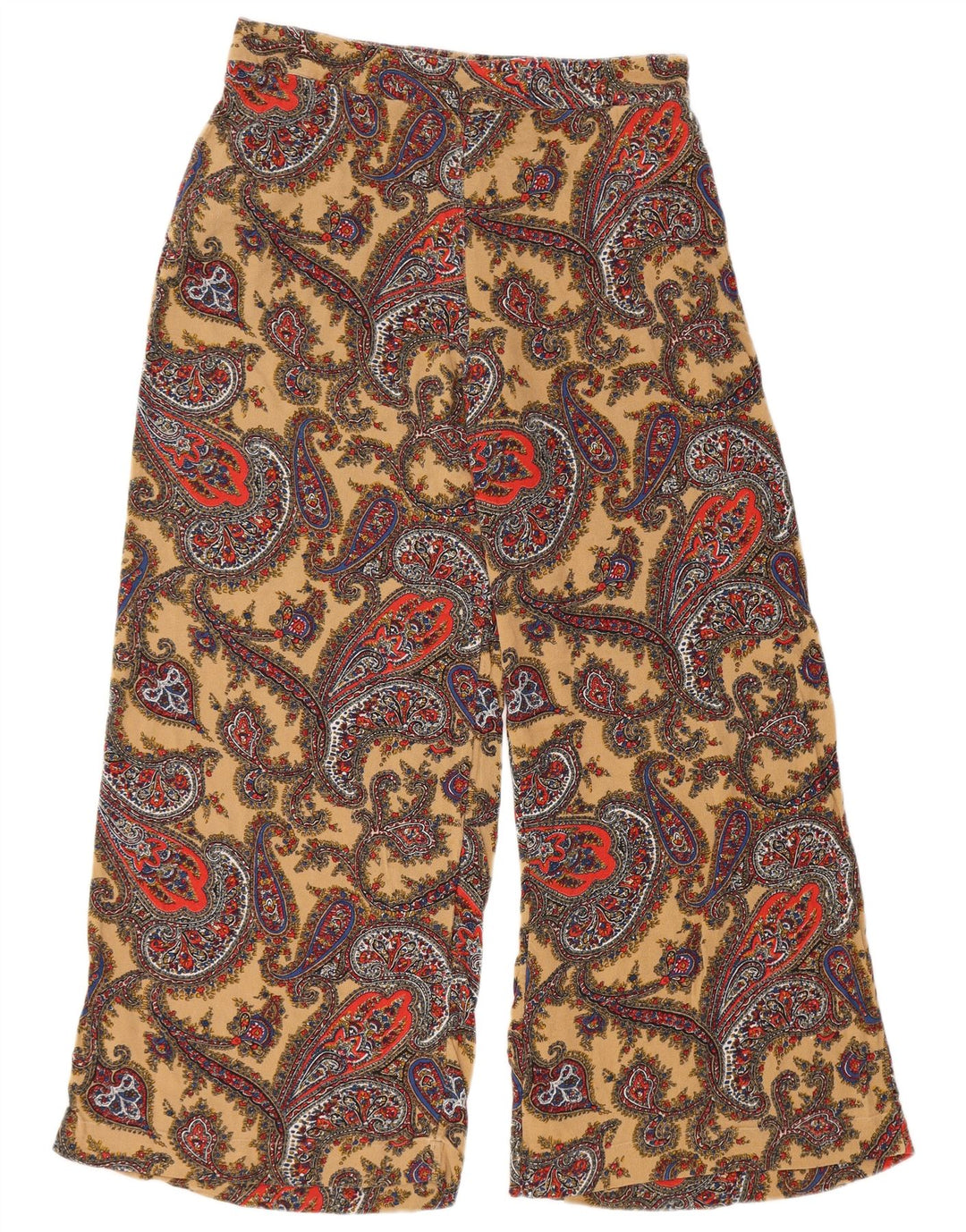 Pantaloni a vita alta da donna FAT FACE UK 12 Medium W30 L27 Multicolore