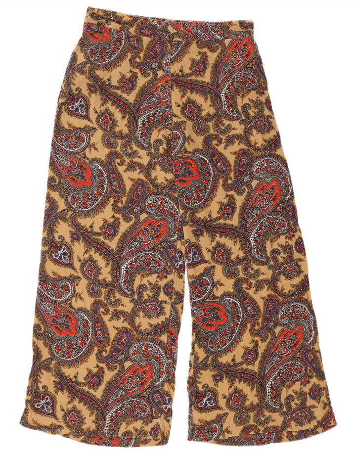 Pantaloni a vita alta da donna FAT FACE UK 12 Medium W30 L27 Multicolore