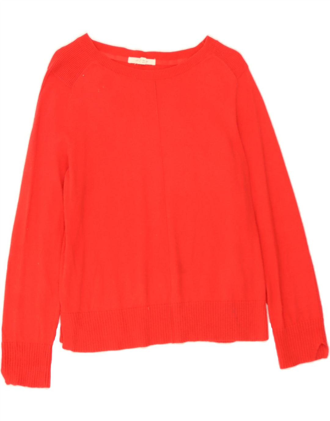 WHITE STUFF Womens Boat Neck Jumper Sweater UK 12 Medium  Red Cotton Vintage White Stuff and Second-Hand White Stuff from Messina Hembry 