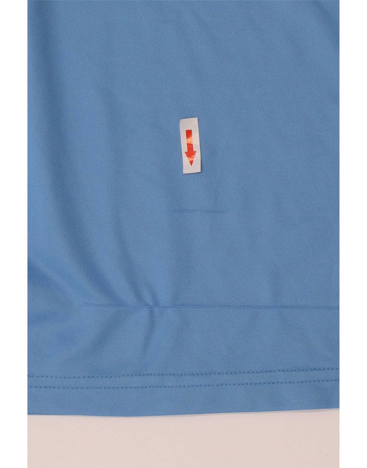T-shirt Nike Dri Fit da uomo, top in poliestere blu medio