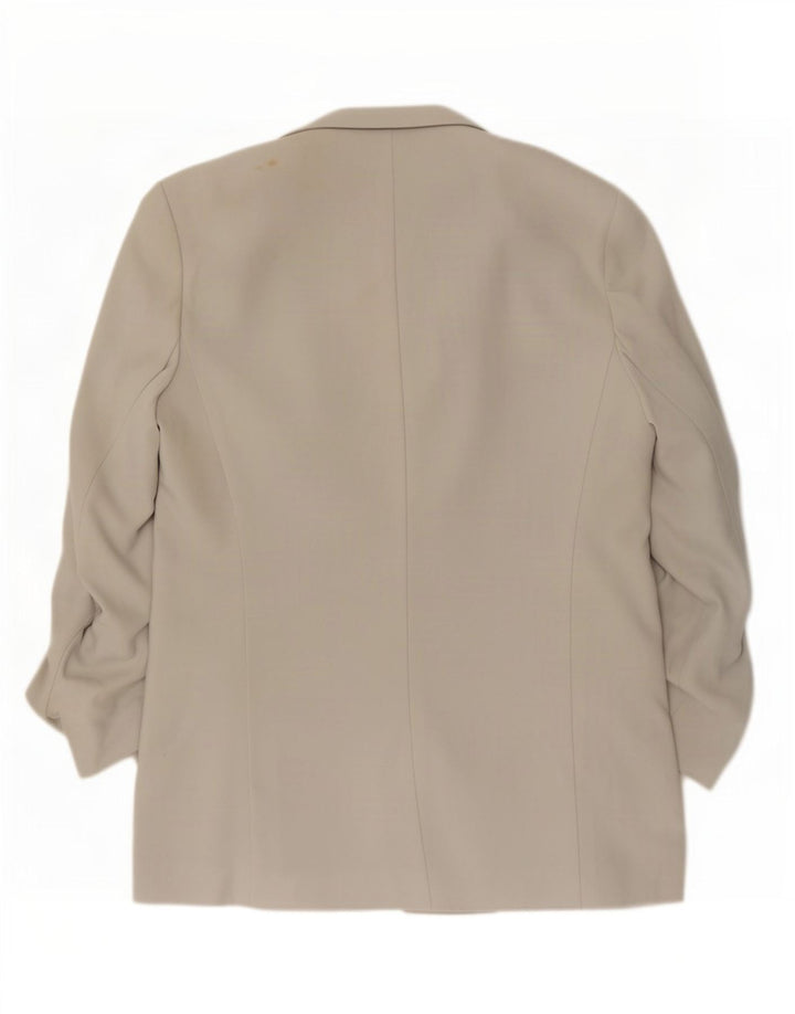 Giacca blazer aperta lunga da donna Marks & Spencer UK 12 Grigio medio