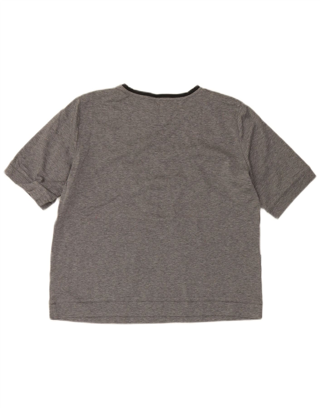 MAX MARA T-shirt da weekend da donna Top UK 16 Large Grigio Colourblock