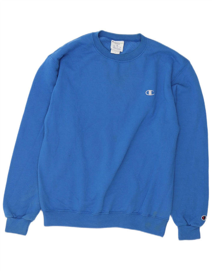 Felpa da uomo Champion in cotone blu medio