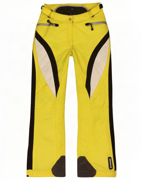 Pantaloni da sci da donna Colmar IT 44 Medium Yellow Colourblock in poliammide