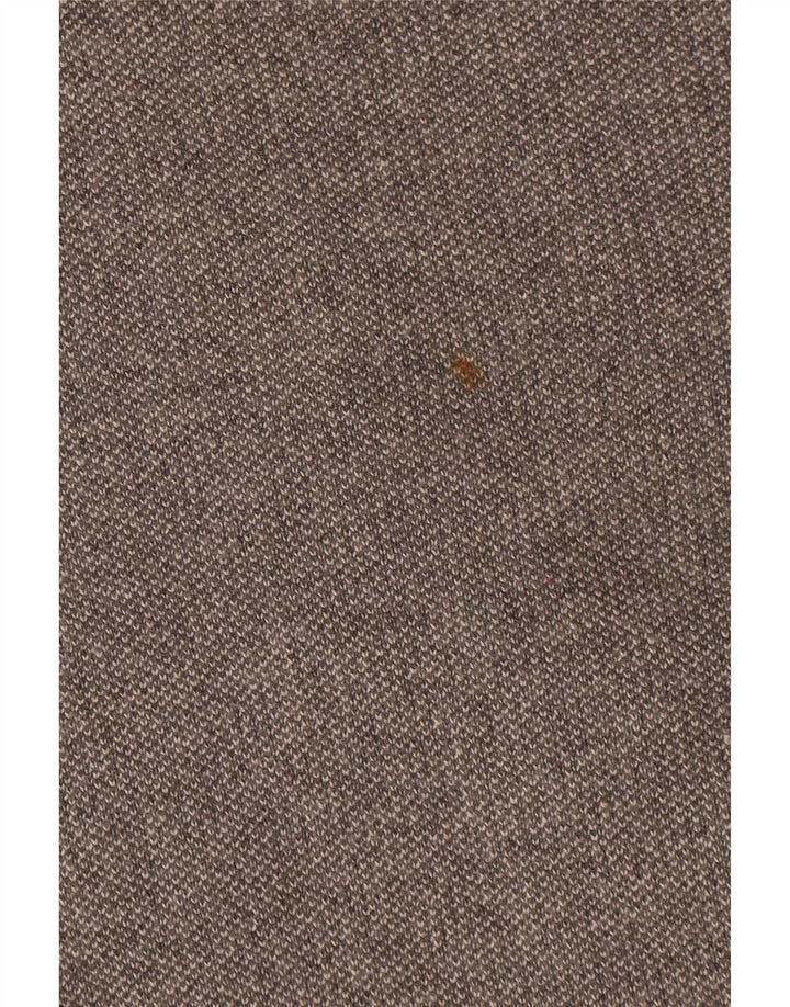 Maglione cardigan oversize con maniche a 3/4 da donna Massimo Dutti UK 10 piccolo grigio