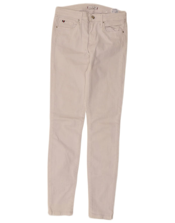 Jeans skinny Como da donna Tommy Hilfiger W28 L32 cotone bianco