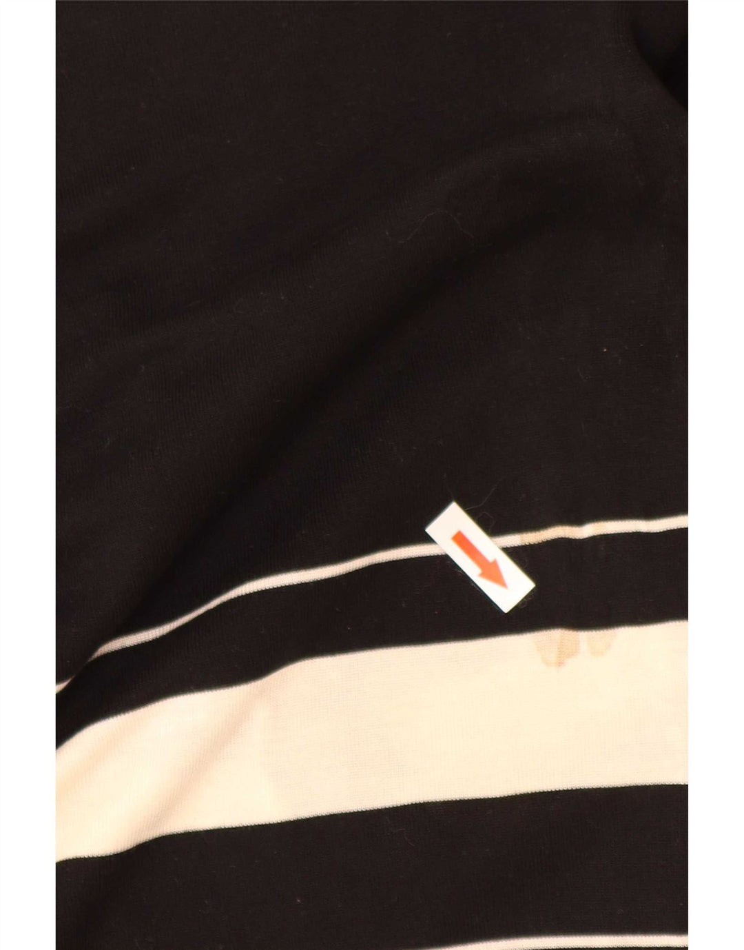 Top blusa da donna Zara UK 12 Lyocell color block nero medio