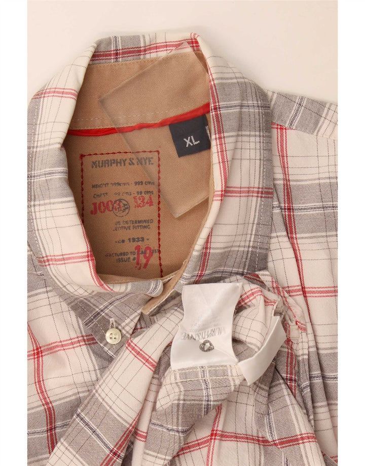 Camicia da uomo Murphy & Nye XL a quadri multicolore