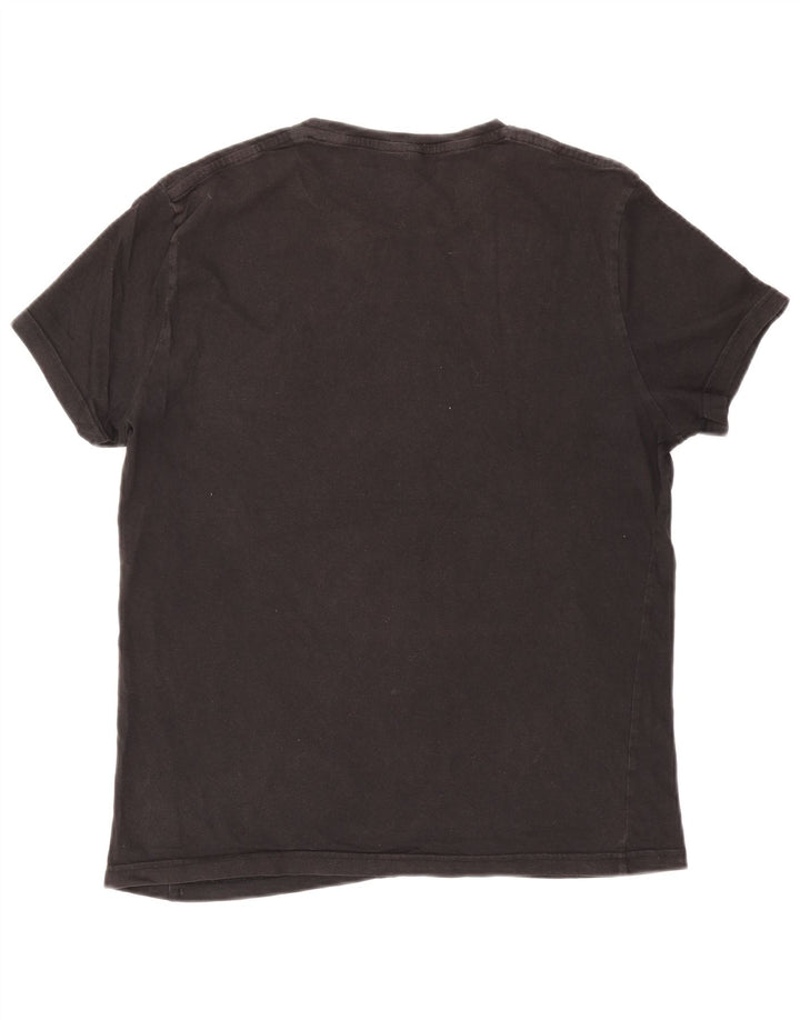 T-shirt da uomo Jack Wills Top in cotone nero medio