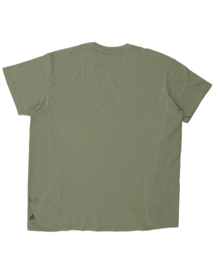 T-shirt da uomo ADIDAS Top 2XL cotone verde