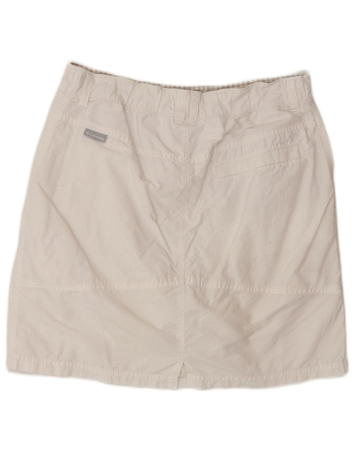 COLUMBIA Gonna pantalone da donna US 8 cotone bianco medio