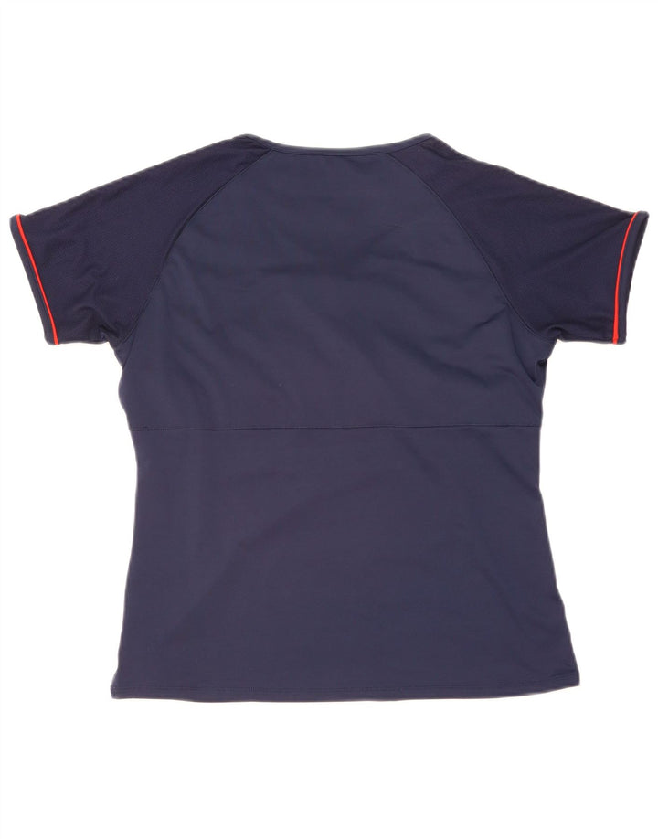 Maglietta da donna Fila Top UK 14 poliestere blu navy medio