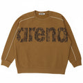 Arena Felpa grafica da uomo Maglione grande cotone kaki