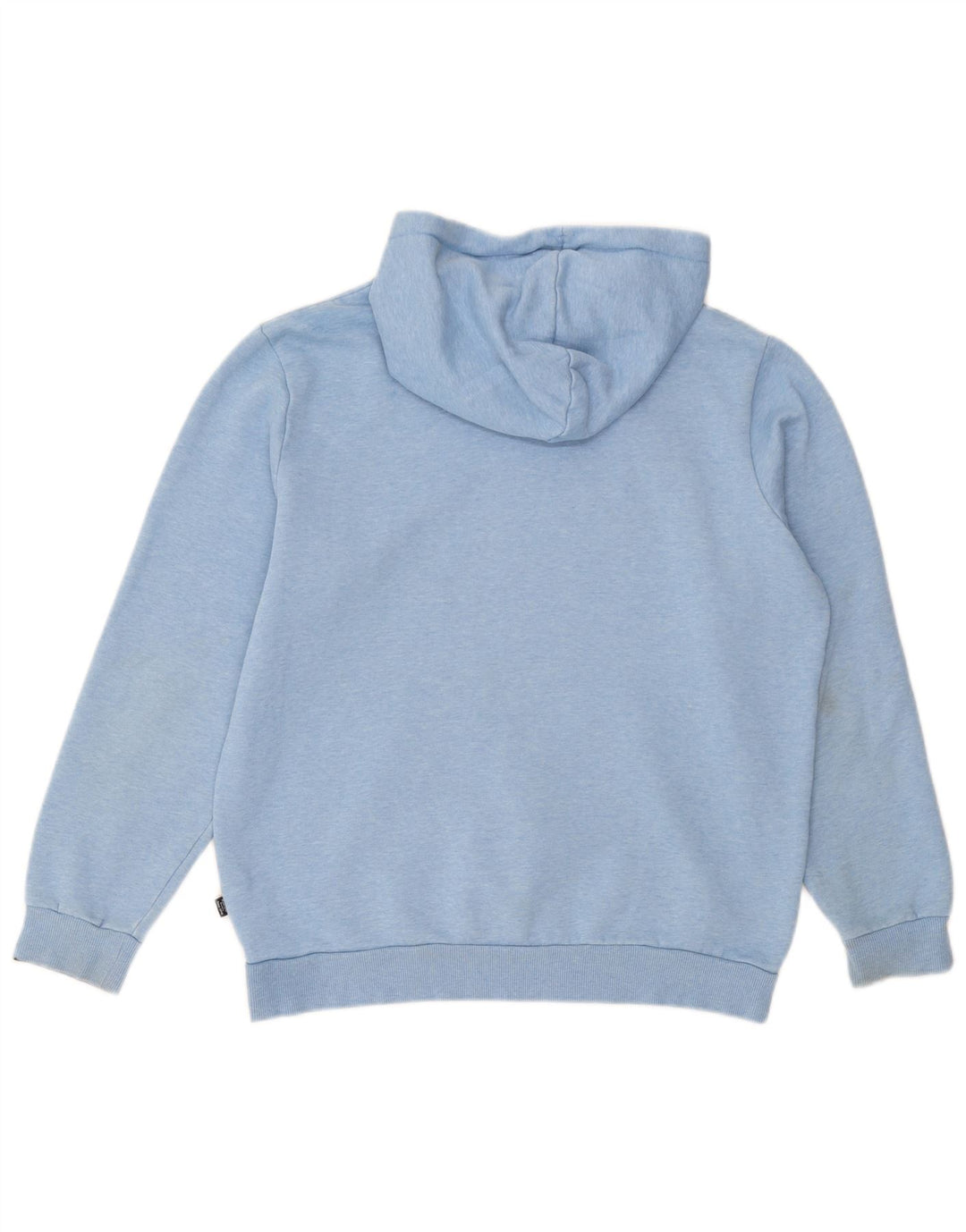 Felpa con cappuccio da uomo Puma in cotone chiazzato blu medio