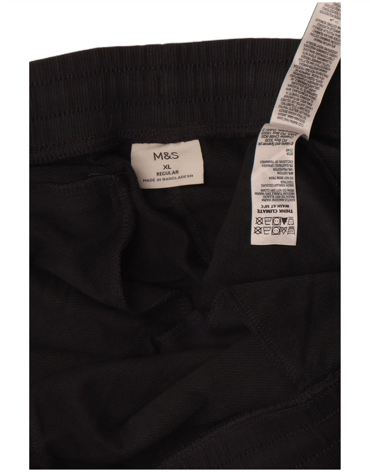 Pantaloni da tuta vestibilità regolare da uomo Marks & Spencer XL in cotone grigio
