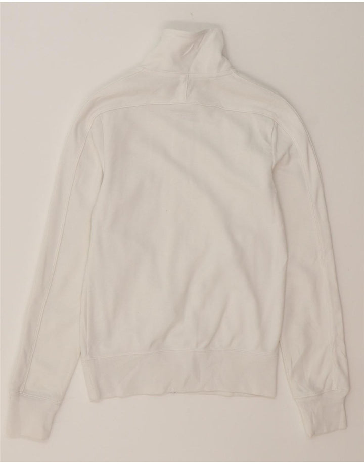 NIKE Womens Dri Fit Tracksuit Top Jacket UK 10 Small White Polyester Vintage Nike and Second-Hand Nike from Messina Hembry 