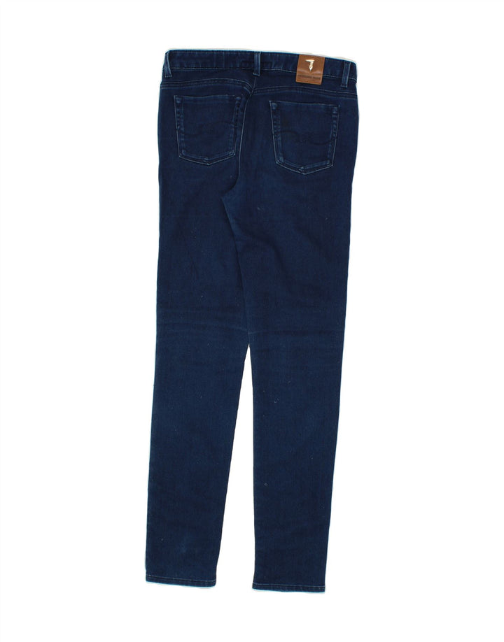 TRUSSARDI Womens Skinny Jeans W29 L31  Blue Vintage Trussardi and Second-Hand Trussardi from Messina Hembry 