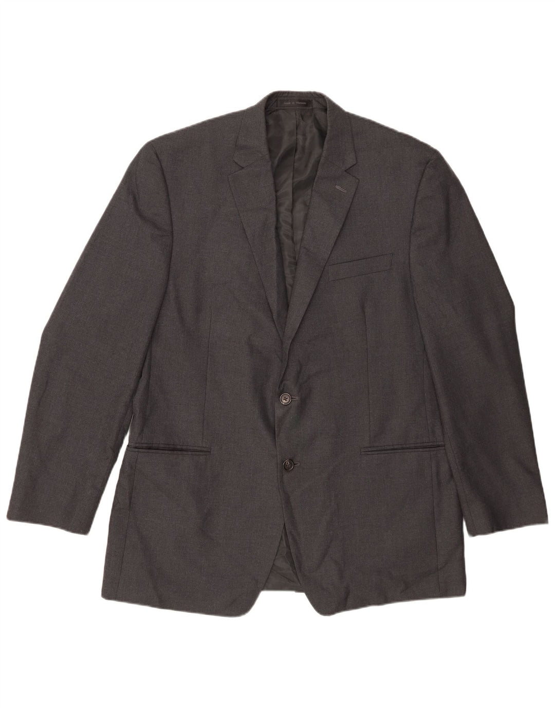 Giacca blazer a 2 bottoni da uomo Chaps UK 44 2XL Poliestere grigio
