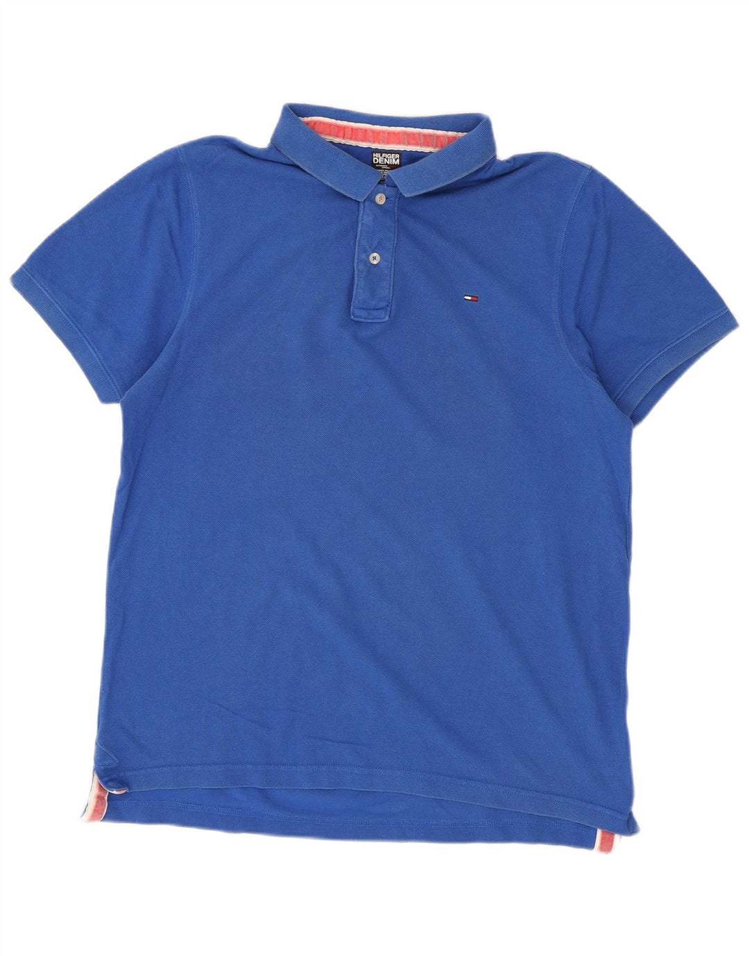Polo da uomo Tommy Hilfiger 2XL in cotone blu