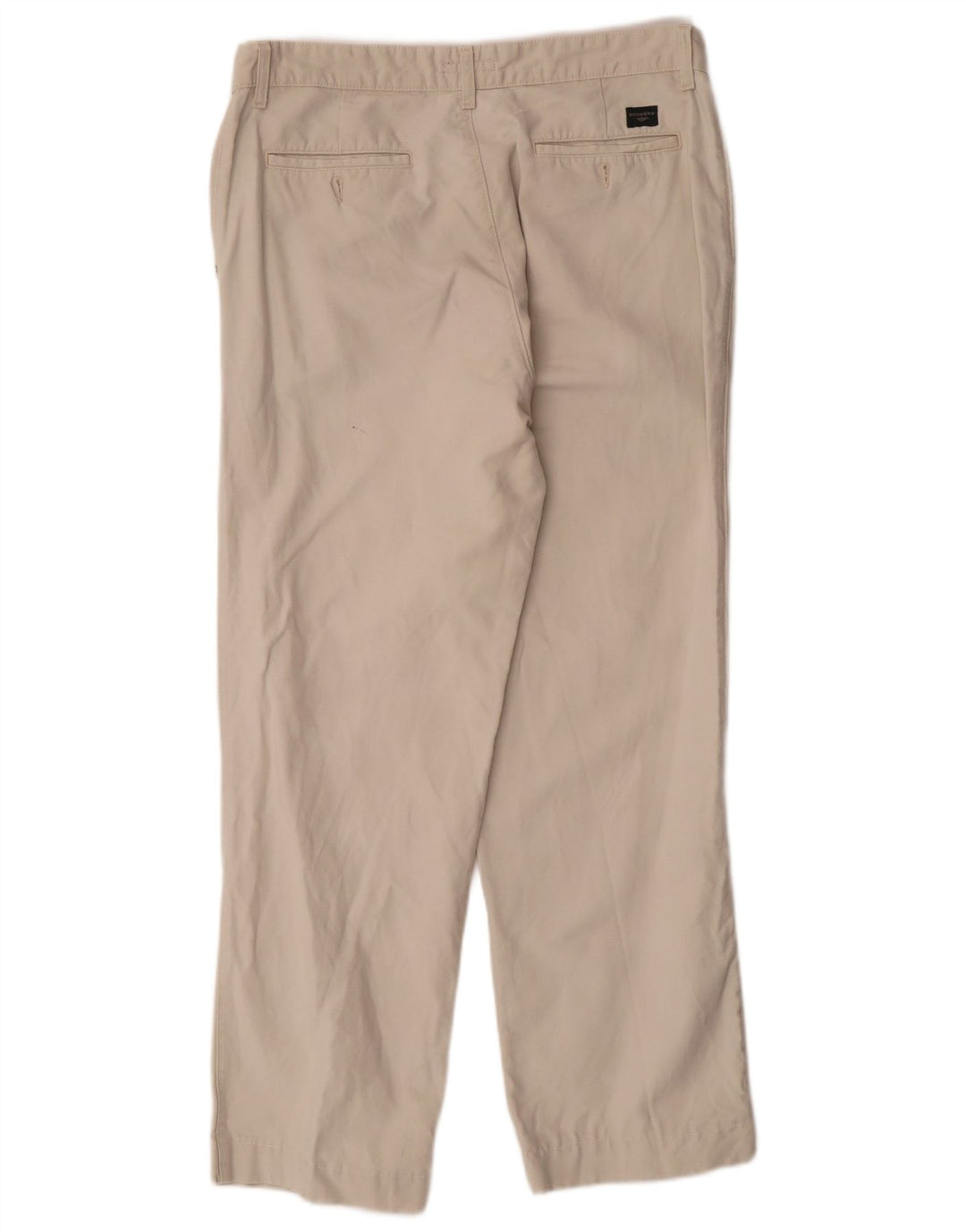 DOCKERS Mens Khakis Straight Chino Trousers W36 L29 Beige
