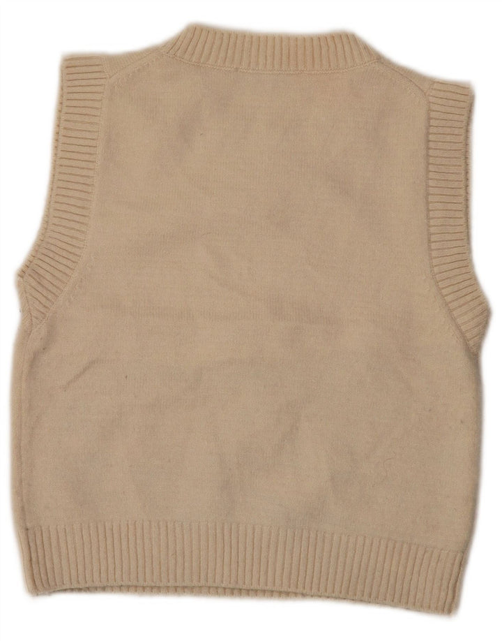 Canotta corta da donna Zara UK 10 piccola Beige