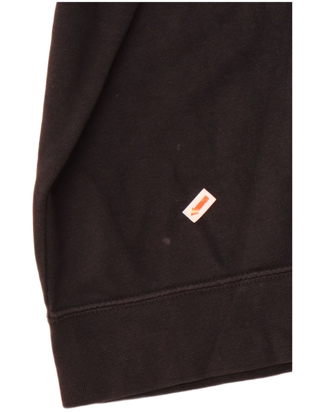 Felpa oversize da donna Nike UK 10 piccola in cotone nero