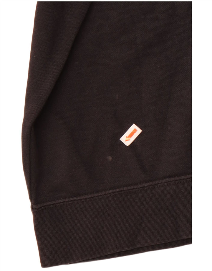 Felpa oversize da donna Nike UK 10 piccola in cotone nero
