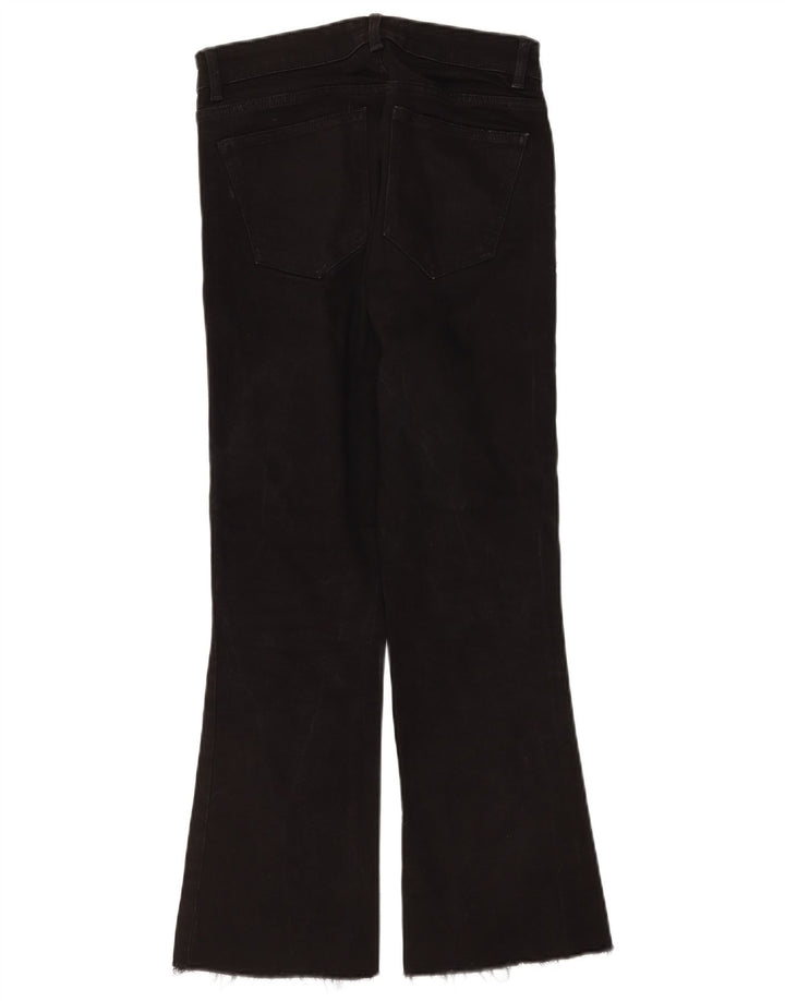 Jeans svasati da donna Zara EU 38 Small W28 L26 cotone nero