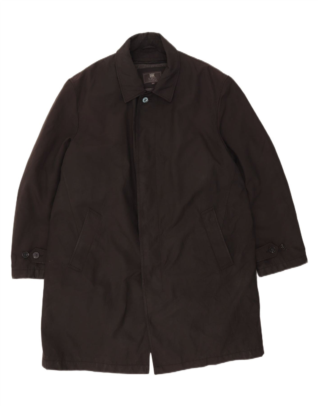 Cappotto da uomo Marks & Spencer UK 42 XL poliestere nero