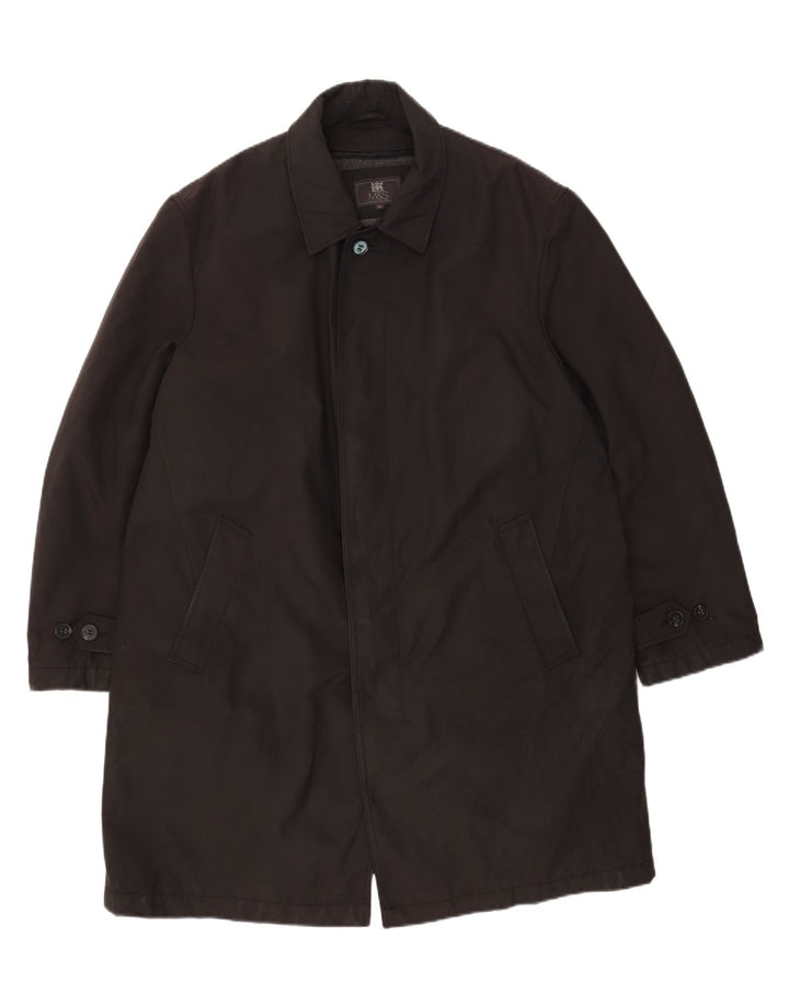 Cappotto da uomo Marks & Spencer UK 42 XL poliestere nero